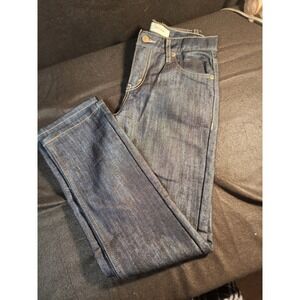 Levis 511 Denim Jeans Womens 12 Regular Slim Fit 27x27 Dark Blue Mid Rise NWOT